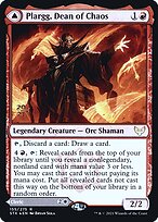 Plargg, Decano do Caos // Augusta, Decana da Ordem — Strixhaven: School of Mages Promos 155s