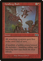 Investida Arrojada — Urza's Saga 198