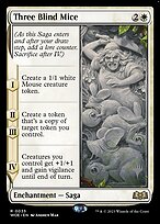 Três Camundongos Cegos — Wilds of Eldraine Promos 35p