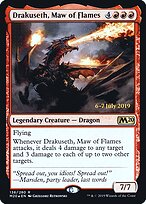 Drakuseth, Gorja das Chamas — Core Set 2020 Promos 136s