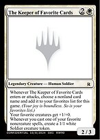 The Keeper of Favorite Cards — Unknown Event RW90b