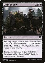 Recompensa Sinistra — The List AFR-106