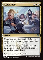 Social Snub — Secrets of Strixhaven 228