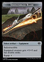 Stoneforged Blade — Commander Masters Tokens 46
