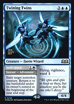 Gêmeos Giratórios // Espiral Veloz — Wilds of Eldraine Promos 240s