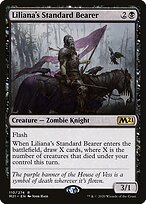 Porta-estandarte de Liliana — Core Set 2021 Promos 110p