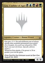 Gen, Confider of Ages — Unknown Event MZ03