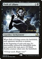 Juramento de Liliana — Eldritch Moon Promos 99s