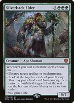 Ancião Dorso Prateado — Dominaria United Promos 177p
