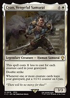 Cyan, Vengeful Samurai — Final Fantasy Commander 16