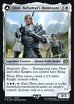 Dion, Bahamut's Dominant // Bahamut, Warden of Light — Final Fantasy Promos 16s