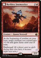 Buscadora de Tempestades Temerária // Esquartejadora Tempestuosa — Innistrad: Midnight Hunt 157