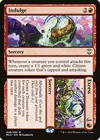 Indulge // Excess // Indulge // Excess — New Capenna Commander Promos 46p