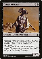 Minotauro Amaldiçoado — Amonkhet 85