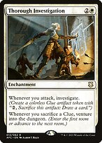 Investigação Minuciosa — Forgotten Realms Commander 12