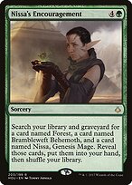 Encorajamento de Nissa — Hour of Devastation 203