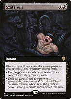 Vontade de Szat — Commander Legends 655