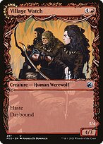 Vigias do Vilarejo // Despojadores do Vilarejo — Innistrad: Midnight Hunt 297