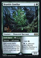 Familiar da Sarça // Demanda de Busca — Wilds of Eldraine Promos 164s