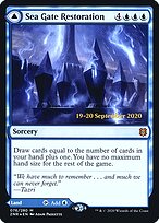 Restauração de Portão Marinho // Portão Marinho Renascido — Zendikar Rising Promos 76s