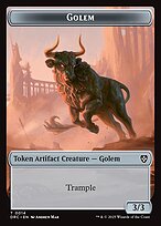 Golem — Aetherdrift Commander Tokens 14