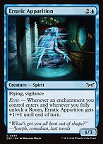 Erratic Apparition — Duskmourn: House of Horror 54