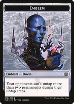 Dovin Baan Emblem — Kaladesh Tokens 12