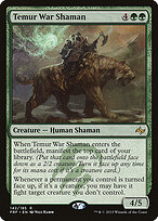 Xamã de Guerra Temur — Fate Reforged 142