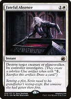 Ausência Fatídica — Innistrad: Midnight Hunt Promos 18p
