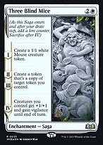 Três Camundongos Cegos — Wilds of Eldraine Promos 35s