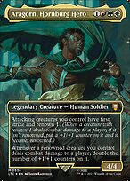 Aragorn, Hornburg Hero — Tales of Middle-earth Commander 536