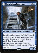 Clandestina Suspeita // Lobisomem Marinheira — Innistrad: Midnight Hunt 80
