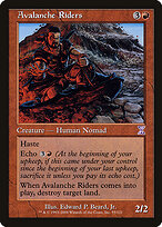 Ginetes da Avalanche — Time Spiral Timeshifted 55