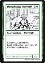 Domesticated Mammoth — Mystery Booster Playtest Cards 2021 72