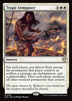 Arrogância Trágica — Secrets of Strixhaven Commander 182