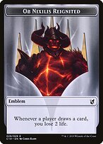 Ob Nixilis Reignited Emblem — Commander 2019 Tokens 29