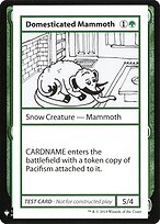 Domesticated Mammoth — Mystery Booster Playtest Cards 2019 72