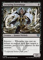 Lecturing Scornmage — Secrets of Strixhaven 87