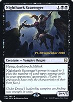 Necrófago Falcão da Noite — Zendikar Rising Promos 115s