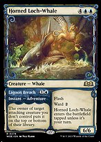 Baleia-lacustre-de-chifre // Salto na Laguna — Wilds of Eldraine 278