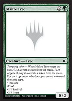 Maître Tree — Unknown Event RG03a