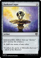 Lingote de Aço Negro — Commander Masters 378