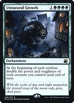 Crescimento Antinatural — Innistrad: Midnight Hunt Promos 206s