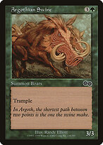 Suínos Argothianos — Urza's Saga 235