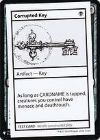 Corrupted Key — Mystery Booster Playtest Cards 2019 39