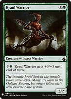 Kraul Warrior — The List BBD-204