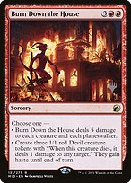 Incendiar a Casa — Innistrad: Midnight Hunt Promos 131p