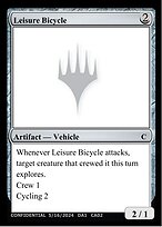 Leisure Bicycle — Unknown Event CA02a