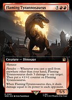 Flaming Tyrannosaurus — Doctor Who 385