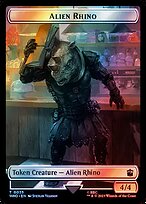 Alien Rhino — Doctor Who Tokens 35